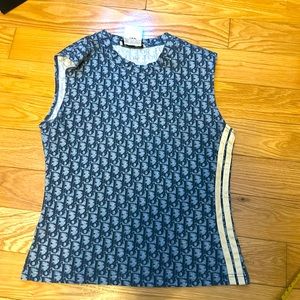Christian Dior trotter logo tank vintage